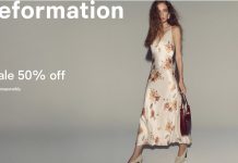 Reformation时尚美衣低至半价+无门槛免邮❗️做个凹凸有致的性感女神!