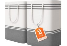 【折后$9.98 Prime包邮】大号防水洗衣篮 75L 2件装