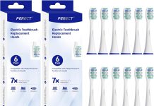 白菜价!【折后$4.99 Prime包邮】Philips Sonicare系列替换刷头 12支装