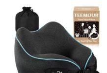 长途飞行必备!【折后$8.74 Prime包邮】360°包裹记忆棉颈枕