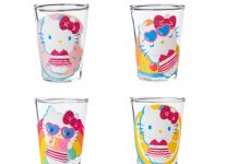 【折后$6.54 Prime包邮】Silver Buffalo Sanrio Hello Kitty 迷你玻璃杯4件套