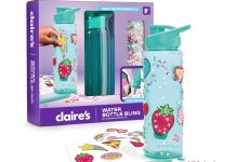【折后$5.73 Prime包邮】Claire’s 24oz儿童水瓶DIY钻石装饰套装