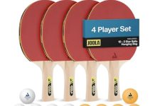 【折后$19.99 Prime包邮】JOOLA 四人乒乓球套装!