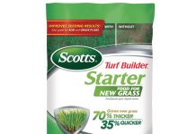 促进快速生根发芽!【折后$21.99 Prime包邮】Scotts Turf Builder 新草坪专用启动型肥料 15 lbs