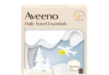 【折后$6.84 Prime包邮】Aveeno 燕麦舒缓旅行护肤四件套