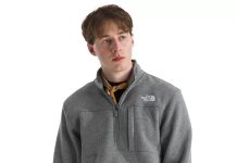 【折后$53.99 包邮】The North Face 男士半拉链抓绒外套 多色选