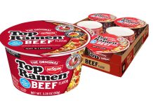 【折后$3.58 Prime包邮】Nissin 日清牛肉味碗装拉面 6碗装