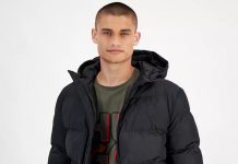 仅限今天!【折后$119.99 包邮】HUGO 男士修身连帽保暖夹克 多色选