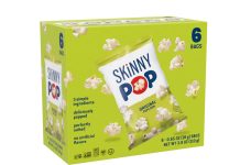 健康美味!【折后$3.47 Prime包邮】SkinnyPop 原味全谷物低负担爆米花6包