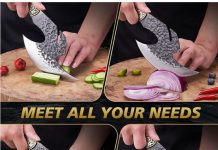 【折后$10.79 Prime包邮】多功能弧形厨师刀