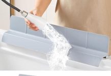 【折后$11.49 Prime包邮】厨房水槽防溅挡水条