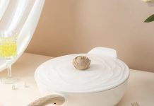 买就送$10礼卡❗️【折后$69.9 包邮】Amercook 陶瓷无涂层不粘锅家用炒菜锅 白山茶 30cm!