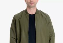 帅气!【折后$49.99 包邮】Michael Kors 男士防水飞行员夹克 多色选