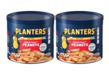 【折后$3.75 Prime包邮】Planters 海盐花生 12oz*2罐装