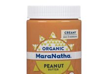 【折后$3.81 Prime包邮】MaraNatha 有机顺滑花生酱 16oz