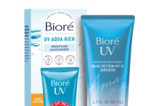 水润不拔干!【折后$6.89 Prime包邮】Biore UV Aqua Rich 碧柔清爽保湿防晒面霜SPF50 1.7oz