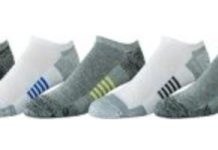 均价只要$0.7+/双!【折后$4.73 Prime包邮】Amazon Essentials 男士棉质运动短袜 6双装