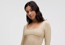半价!【折后$39 包邮】Lululemon Waist-Seamed Nulu 修身鱼骨长袖上衣 多色选
