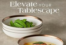 【折后$17.49 Prime包邮】Maison Neuve 精美陶瓷盘 36oz*4个