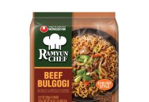 美味!【折后$3.75 Prime包邮】Nongshim 农心炒拌风味拉面 韩式烤肉味4包装