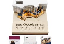 【折后$14.88 Prime包邮】带灯装饰 2026创意3D撕页日历