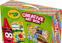 送礼之选!【折后$25 Prime包邮】Crayola 儿童艺术创作套装 125件装