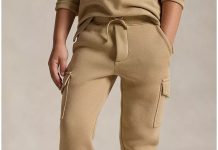 小童大童都有!【折后低至$21.93】 Polo Ralph Lauren 儿童抓绒工装休闲裤 三色选