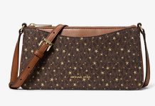 【折后$45.6 包邮】Michael Kors Arden 时尚斜挎星空包 两色选