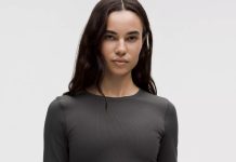 好看显身材!【折后$49 包邮】Lululemon Logo Charm腰部可系带长袖上衣!