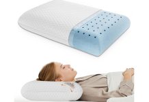 【折后$9.98 Prime包邮】DUMOS蜂窝凝胶记忆棉枕头