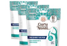 【折后$4.35 Prime包邮】GuruNanda 带折叠牙签双线牙线棒 60支*3包共180支装