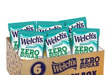 零糖更健康!【折后$10 Prime包邮】Welch’s 零糖水果软糖 3oz*6包装