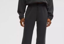 又降$10!0-2码捡漏!【折后$49 包邮】Lululemon Softstreme 高腰直筒七分裤