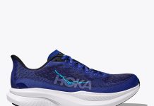 折扣升级!新会员额外9折!【折后$75 包邮】HOKA Mach 6 男士轻量竞速训练跑鞋 多色选