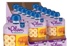 【折后$8.15 Prime包邮】Plum Organics 有机香蕉南瓜宝宝果蔬泥 4oz×12袋