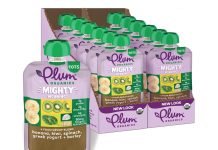 【折后$9.86 Prime包邮】Plum Organics 有机香蕉猕猴桃果蔬泥 4oz×12袋
