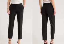 小码捡漏!【折后$41.63】Maje Pilar 褶饰九分修身裤