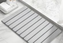 【折后$15.59 Prime包邮】硅藻土速干防滑浴室地垫