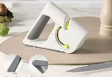 【折后$6.49 Prime包邮】CAROTE 4 合 1 磨刀器