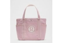 蔷薇粉来了!【$38 包邮】Lululemon Daily Multi-Pocket 迷你帆布托特包 6.5L