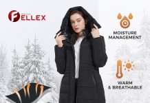 【折后$39.99 包邮】立领连帽保暖棉服外套