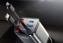 【折后$11.02 Prime包邮】升级更小巧!超便携四合一84W快充车载充电器!两色选!