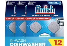 【折后$11.99 Prime包邮】Finish 洗碗机清洗片 12片