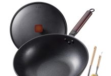 【折后$20.26 Prime包邮】碳钢不粘铁锅 13寸!