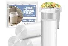 【折后$4.99 Prime包邮】4加仑小号垃圾袋 100只!