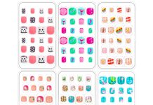 【折后$6.99 Prime包邮】儿童美甲贴套装 144片