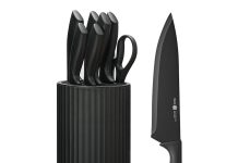 【折后$19.99】NULAS 不锈钢厨房刀具套装 8件套