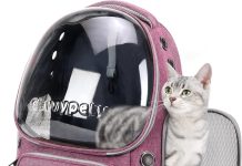 带上萌宠看世界!【折后$31.97 Prime包邮】透明太空舱宠物双肩外出包