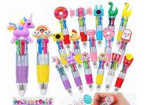 【折后$7.99 Prime包邮】可爱四合一多色按动笔 16支