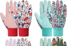 【折后$5.99 Prime包邮】女士园艺手套4双装